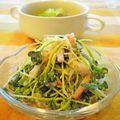 オレンジデイ's cooksnap of when they made カイワレ・カニカマのゆずこしょうマヨ和え.