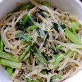 あーいーりー's cooksnap of when they made 簡単！小松菜ともやし炒め.