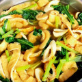 Blue。mom's cooksnap of when they made 小松菜の煮浸し.