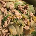 Parizot's cooksnap of when they made 豚バラ白菜のオイスター風味.