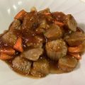 papikun's cooksnap of when they made 簡単♪テリ照りピカピカ♪本格酢豚♡.