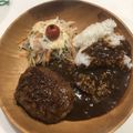 さやぽん★☆'s cooksnap of when they made ポテサラパケットディッシュ風ハンバーグ.