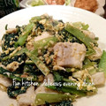 37⭐'s cooksnap of when they made 鶏胸肉と小松菜と卵の中華炒め.