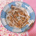 ロイヤルミルク♪'s cooksnap of when they made 意外にいけます✨もやし納豆炒め.