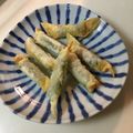 ポークの嫁's cooksnap of when they made シンプル☆餃子の皮で海苔チーズ揚げ.
