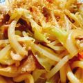 りーとぽん's cooksnap of when they made 味噌だれ！焼きうどん^_^.