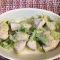 こうきとだいきママ's cooksnap of when they made 安い！簡単！鶏むね肉とキャベツのねぎ塩☆.