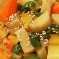 ふかちゃき's cooksnap of when they made さつまいもとピーマンのきんぴら.