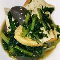 さくべえ's cooksnap of when they made 厚揚げと大根葉の炒り煮.