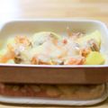 ももいろさくら's cooksnap of when they made じゃがいものキムチーズ焼き.