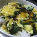 ちばたま's cooksnap of when they made ニラ玉丼.