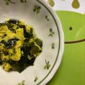 ぐりtoぐら's cooksnap of when they made 秋の味覚♪菊とワカメの味噌ポン酢和え.
