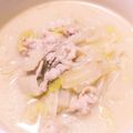 山本さん家's cooksnap of when they made 玉葱た～っぷり★白菜と豚肉のミルクスープ.