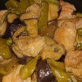 kumachan2007's cooksnap of when they made 鶏ももとナスの甘ぽん酢丼.