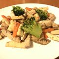 ★りなんち★'s cooksnap of when they made 豚肉のソテー☆ペペロンチーノ風.