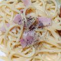 ﾋﾟﾛﾐ♡'s cooksnap of when they made 安く手軽に本格濃厚カルボナーラ*･.