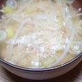 ﾋﾟﾛﾐ♡'s cooksnap of when they made もやしと卵の味噌汁♪シャキふわ食感♪.