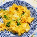 ともこキッチン's cooksnap of when they made 辛くない★カイワレ大根スクランブルエッグ.