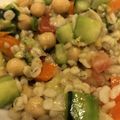 ♡ハムスター＆柴犬♪'s cooksnap of when they made ヒヨコ豆と押麦のバルサミコサラダ.