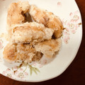 小米3HRW7☆'s cooksnap of when they made もっちもち♪鮭白子の竜田揚げ.
