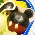 ナオボ's cooksnap of when they made キャラ弁★ミニトマトでミッキー＆ミニー.