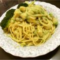 コック・シロクロ's cooksnap of when they made アボカドと舞茸のクリームパスタ.