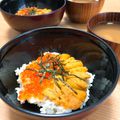 ままとん♪'s cooksnap of when they made うに・イクラ丼☆アバウトでゴージャス.