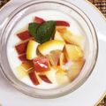 horseland's cooksnap of when they made ヨーグルトに、りんご&メープルレモン♪.