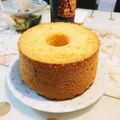 〜みみ〜's cooksnap of when they made 柚子の香り♡蜂蜜ヨーグルトシフォン.