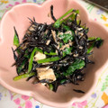 りか໒꒱·'s cooksnap of when they made ヒジキとほうれん草のサラダ.