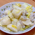 yuka119's cooksnap of when they made とろ〜り白菜とジャガイモのクリーム煮.