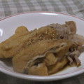 ｃｈａｒｕｋｉｃｈｉ's cooksnap of when they made 和みます♪♪✿豚肉と油揚げの❀煮付け丼✿.