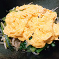 モモファム's cooksnap of when they made 節約激ウマ！もやしと小松菜の半熟マヨたま.
