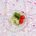 カレンガール's cooksnap of when they made きゅうりと新たまねぎの簡単サラダ☆切り方.