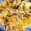 h184's cooksnap of when they made 素麺アレンジ～揚げ素麺であんかけ焼きそば.
