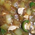 h184's cooksnap of when they made かつお節で☆冬瓜と豚肉のとろ～り煮物.
