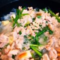 まろ's cooksnap of when they made 絶品やみつき！大根と豚バラのごま油鍋.