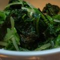 あゆたっくん's cooksnap of when they made 埼玉産直！ほうれん草と水菜の海苔和え.