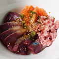 ぺしゃ's cooksnap of when they made タレも美味しいお家で外食気分の海鮮丼.