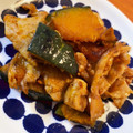 peko628's cooksnap of when they made 豚バラ・南瓜・舞茸のオイスター炒め♪.