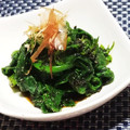 辰夫女子's cooksnap of when they made 絶品！つるむらさきの胡麻和え.