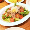 うす味さん's cooksnap of when they made 牛しゃぶと新玉ねぎのサラダ.