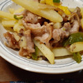 あきつま（杏花☆）'s cooksnap of when they made 中華・豚肉とピーマンとジャガイモの塩炒め.