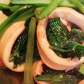 あかぷり's cooksnap of when they made プレ農家めし◆小松菜イカのバター醤油炒め.