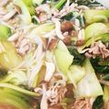 にゃにゃひこ's cooksnap of when they made 豚肉とチンゲン菜のあんかけ炒め.