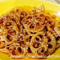 こうまさmam's cooksnap of when they made 簡単一品＊蓮根の照りマヨ焼き.