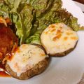 goimai's cooksnap of when they made ♡しいたけのカニマヨチーズ焼き.