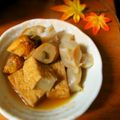 haruku221's cooksnap of when they made 厚揚げ・こんにゃく・ちぎり天・・煮！.