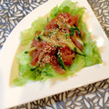 tikariri's cooksnap of when they made ☆生ハムときゅうりのサラダ☆.