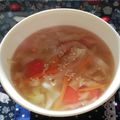 ☆hikonyan☆'s cooksnap of when they made キャベツにんじん玉ねぎトマトの簡単スープ.
